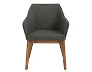 Grey Fabric Arm Chair Elma