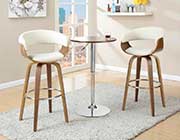 Modern Padded Black Bar Stool CO 205