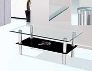 Clear and Smoked Glass Coffee table BM01