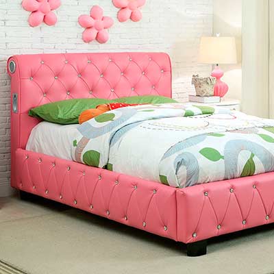 Julia Pink Kids Platform bed