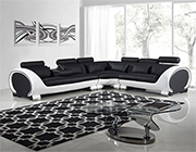 Modern Leather Sectional AA81
