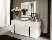 Italian Ecoleather Canova bedroom by Alf furniture