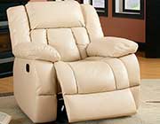 Beige Glider Recliner FA827