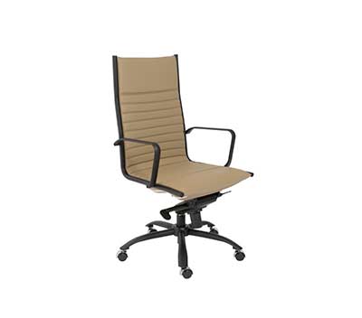 Taupe High back Office Chair Estyle720