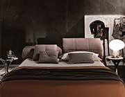 Modern Taupe Platform bed with Storage NJ087