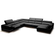 Full Leather Sectional Sofa Viva