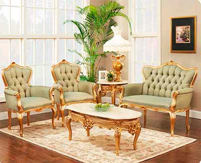 French Provincial loveseat 7701