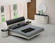 Grey Lacquer Bed NJ Adamina