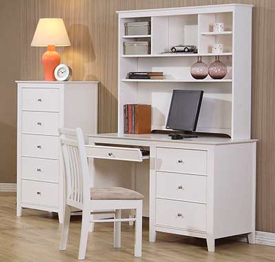 White Wood Computer Desk CO 237