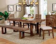 Natural Wood Dining table set FA358