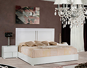 Alle White Gloss Modern Bedroom set