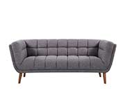 Dark Gray Linen Sofa ARL Rosella