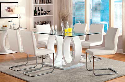 White Wood Dining Table FA 825T