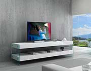 White Gloss TV Base NJ 701