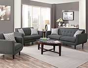 Gray Fabric Sofa set CO 201