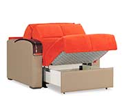 Chair Bed Sleeper in Red