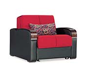 Chair Bed Sleeper in Red