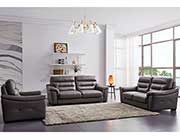 Brown Leather Sofa EF 079