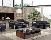 Purple Italian leather sofa set AE012