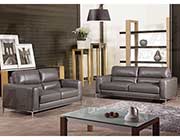 Taupe Italian leather sofa AEK 016
