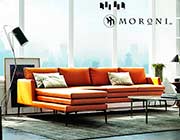 Rica Orange Sofa by Moroni