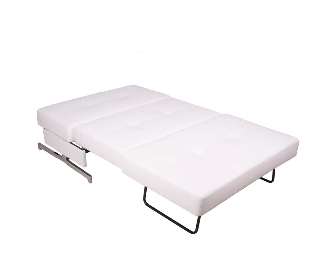 leatherette hide-a-bed sofa