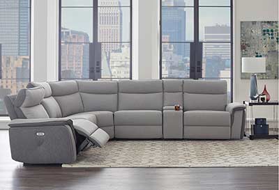 Power Recliner Sectional Fabric sofa HE259