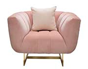 Blush Velvet Sofa DS Aphrodite