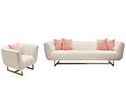 Blush Velvet Sofa DS Aphrodite
