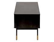 Miriam Media Stand in Black by Eurostyle