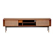 Miriam Media Stand in Black by Eurostyle