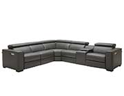 Dark Grey Power Recliner Sectional Sofa  SJ  Picasso