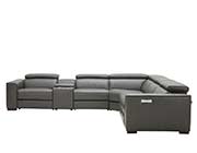Dark Grey Power Recliner Sectional Sofa  SJ  Picasso