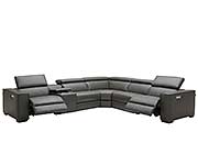 Dark Grey Power Recliner Sectional Sofa  SJ  Picasso