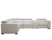 Dark Grey Power Recliner Sectional Sofa  SJ  Picasso