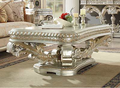 Silver Finish Coffee table HD 088