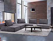 Modular Gray Sectional Sofa VG Norbert