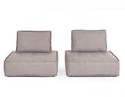 Modular Gray Sectional Sofa VG Norbert