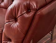Dark Green Leather sofa AE 009