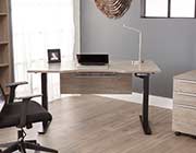 Gray Electric Standing Desk by Unique Furniture