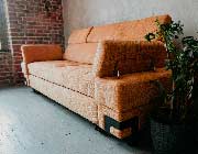 Orange Fabric Sofa bed EF Gaila