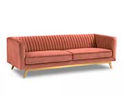Dark Gray Velvet Sofa AL 987