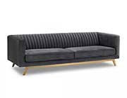 Dark Gray Velvet Sofa AL 987