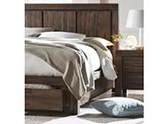 Modern Bed in Brown Finish MS 078