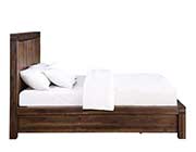 Modern Bed in Brown Finish MS 078