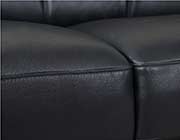 Black Leather Sofa set GU 15