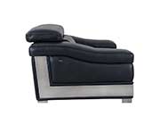 Black Leather Sofa set GU 15