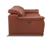 Camel Power Reclining Leather Sofa Set GU 762