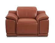 Camel Power Reclining Leather Sofa Set GU 762