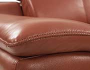 Camel Power Reclining Leather Sofa Set GU 762